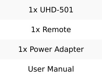 4K@60Hz 5-port HDMI™ Switch (UHD-501)