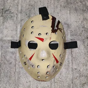 Friday The 13th Part 4 The Final Chapter Jason Voorhees Mask Halloween Cosplay Costume Accessory Collectible Horror Movie Memorabilia