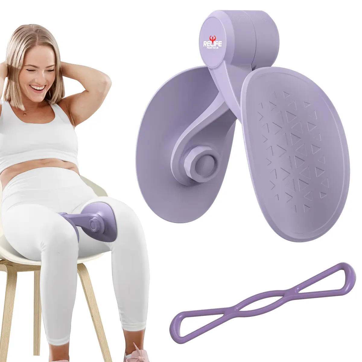 Relife Sports  Leg Exercises Machine  Hip Trainer Kegel Exerciser, Pelvic Floor Trainer tiktokshopbacktoschool