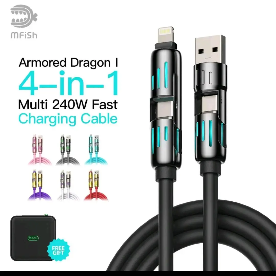 mfish Universal Charging & Data Cable for Smartphone, Cellphone, Mobile & Other Electronic Devices Dual Smart GaN Travel Charger 4-in-1 Multi USB Plug Adapter Car Retractable Starlight Fast Wireless Station 3-in-1 self-eject charger power adapter