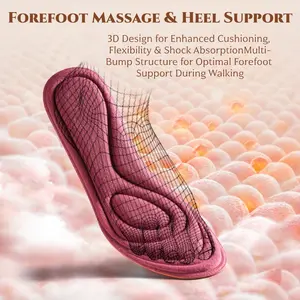 2 Pairs Winter Warm Thick Memory Foam Insoles Unisex for Sports & Outdoor Activities