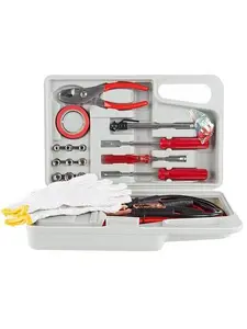 Stalwart Roadside Emergency Tool and Auto Kit - 30-pieces