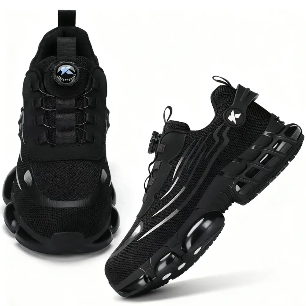 Steel Toe Shoes for Men Indestructible Work Shoes Lightweight Steel Toe Sneakers Women Safety Shoes Puncture Proof Composite Toe Shoes