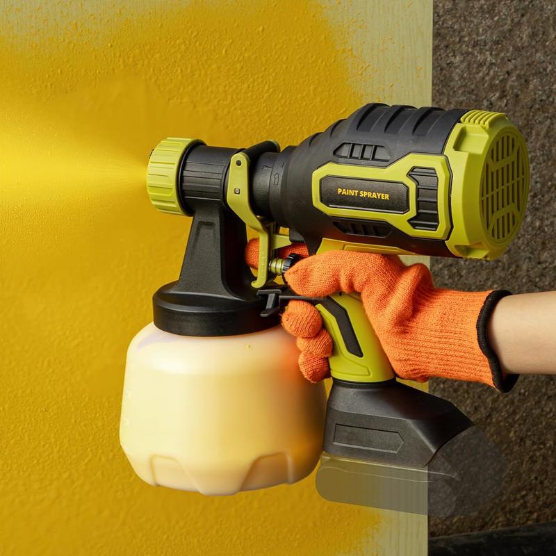 Cordless Paint Sprayer Compatible with Dewalt 20V Battery(Battery Not Included),1000ml/min High Flow,1200ml Container,150 Din/s Max Viscosity,Paint Sprayer for Furniture & Cabinets