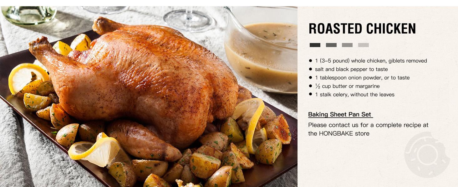 [BF&CM]HONGBAKE 10pc Bakeware Sets, Teflon-free Cookware Set, Non-Stick, Baking Pan Set, Cookie Sheets, Girly Kitchenware,Baker, Pink Kitchen Stuff Modern Cake