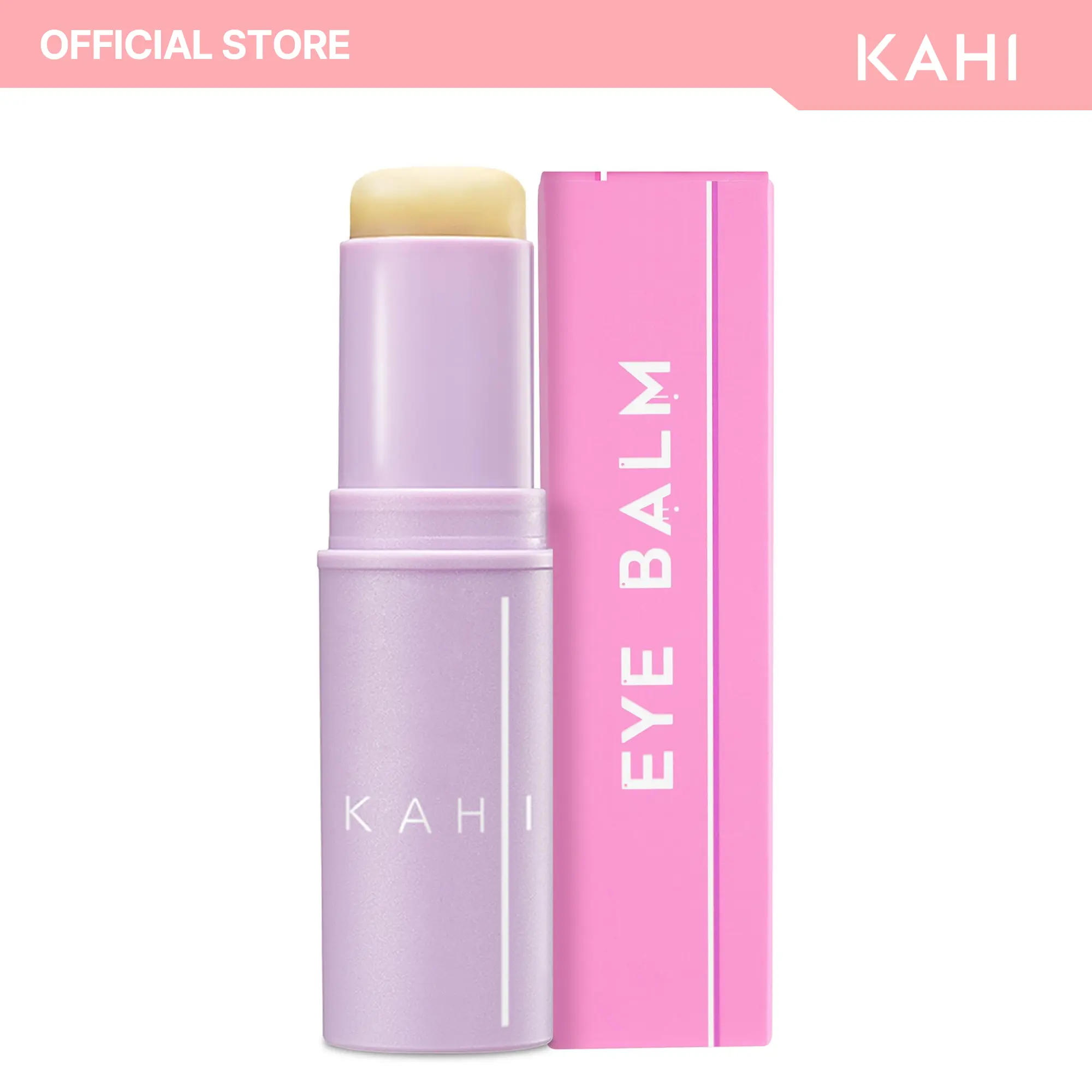 KAHI Firming Eye Balm Stick, Brightening Moisturizer & Korean Eye Cream for Dark Circles, Fine Lines, and Radiance - 0.32 oz, Oil, Hydrate, Dark Circles Treatment