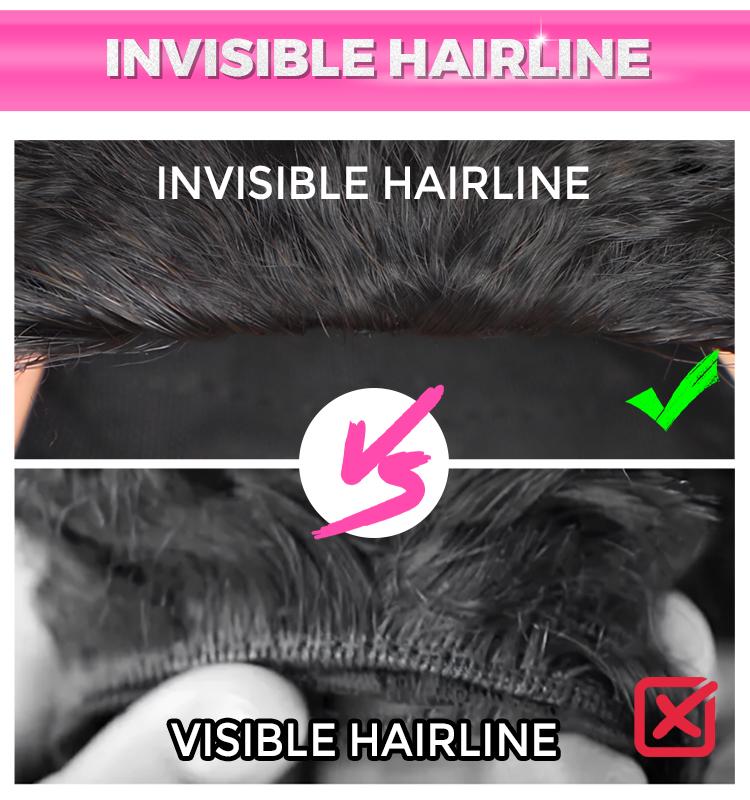 CurlyMe Invisible Hairline Kinky Straight & Afro Kinky Curly Half Wig Easy Wear Go Glueless Human Hair Wigs With Drawstring Beginner Friendly