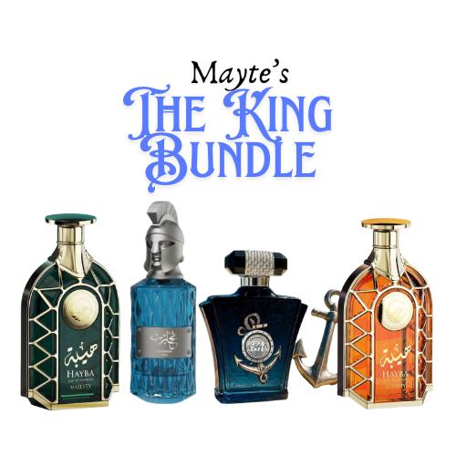 The King Bundle | Z31 + Hayba Royalty + Hayba Majesty + Muharib Hero | Eau de Parfum | Men's Fragrance | 3.4 fl oz - 100 ml | Bergamot - Jasmine & Sandalwood Notes