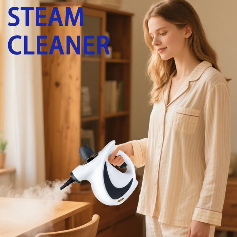 Pressurized Handheld Steam Cleaner Multi Surface Natural Steamer for Home Kitchen and Car with 11 Replacement Parts Multi Purpose Handheld Steamer and Portable Sanitizer