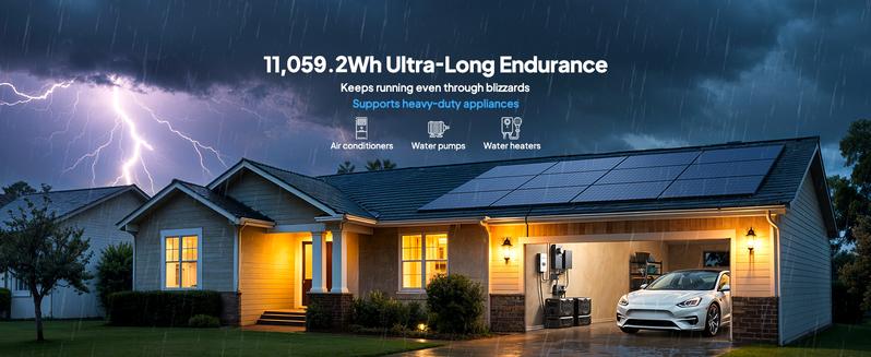 BLUETTI Apex 300 Solar Generator & B300K with Hub D1, 2764.8Wh LFP Battery Backup Power Station with 6 3840W AC Outlets, RV-Optimized DC Ports (50A Anderson), Ideal for Camping and RV Life