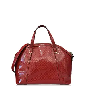 Pre-owned GUCCI Leather tote bags Dome Guccissima Red (mg011926f7)
