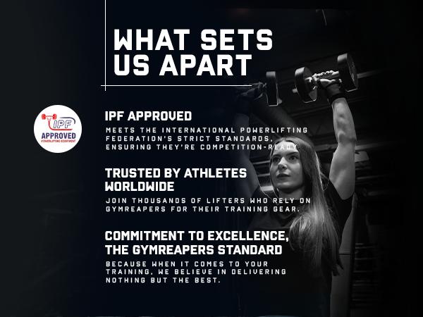 Gymreapers Weightlifting Wrist Wraps (IPF Approved) 18" Professional Quality Wrist Support for Powerlifting Comps, Strength Training, Bodybuilding Gymreapers Weightlifting Wrist Wraps (IPF Approved) 18" Professional Quality Wrist Support for Powerlifting Comps, Strength Training, Bodybuilding