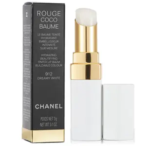CHANEL Rouge Coco Baume Hydrating Beautifying Tinted Lip Balm  912 Dreamy White 0.1oz 912 Dreamy White 912 Dreamy White0.1oz