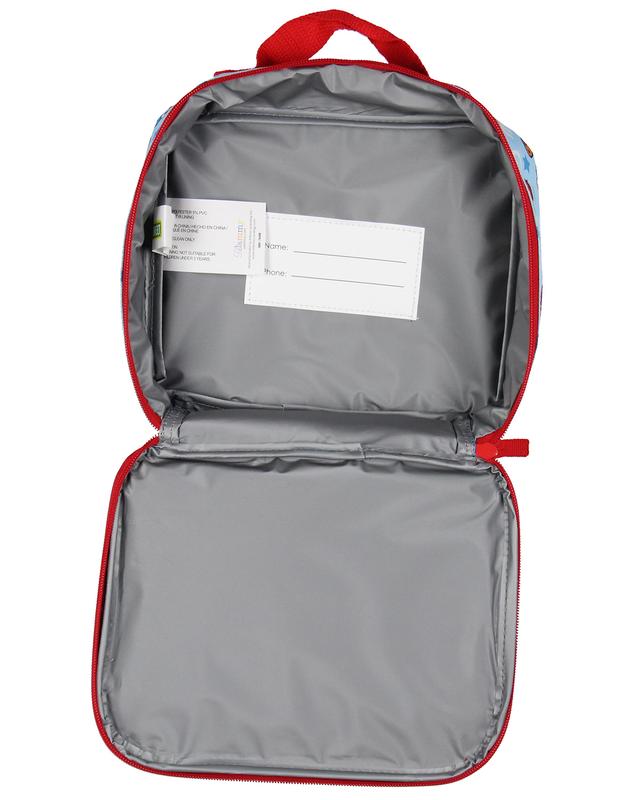 Sesame Street ABC Cookie Monster Elmo 3 PC Backpack Lunch Box Pencil Pouch 17"