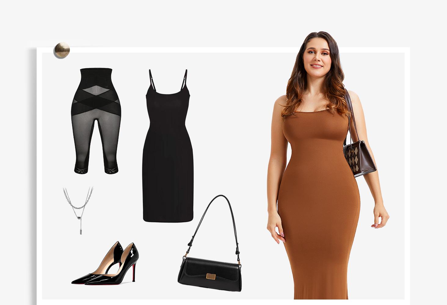 [Live] Nebility Women's Breathable Shapewear Pants Basic Bridal Minimalist Comfort Fit Leggings body shapewear Compression Womenswear Seamless Tummy Control Black、Beige