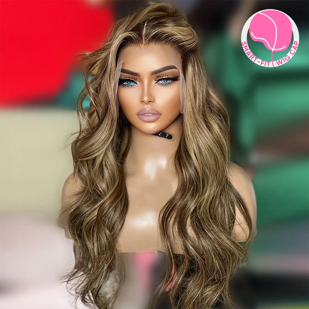 Jessie's Wig [Carlin] Smart-Fit Pull Go Highlight Honey Blonde Body Wave Wigs Human Hair 13x4 Pre Cut Lace Glueless Wig  #SummerWins #DealsForYouDays