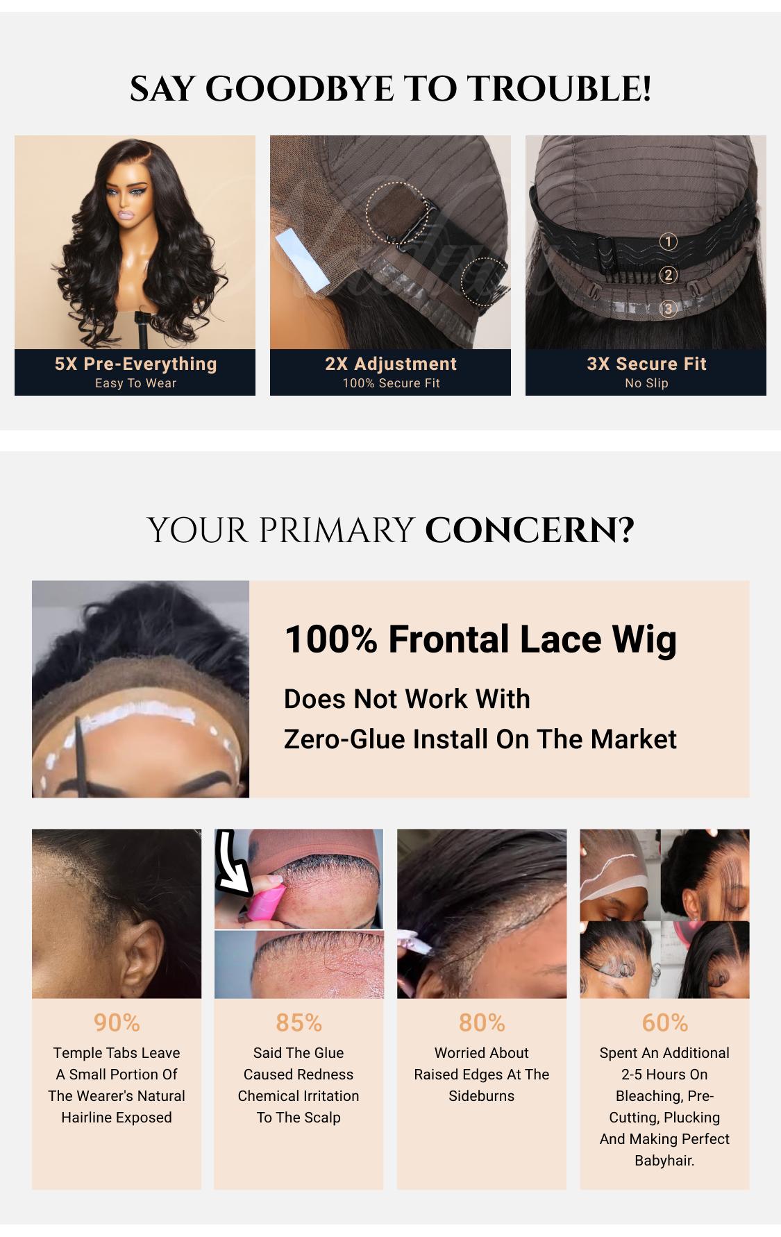 Nadula Yaki Straight Glueless Wig With Drawstring Pre-cut Lace Frontal Natural Black Bob Style V-Part Bleached Knots Beginner Friendly 100% Human Hair TikTokShopSpringGlowUp Greenish