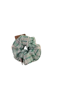 "There definitely aren't drugs in here" Satin Handmade Zipper Pocket Scrunchie 6 Inches Soft 100% Polyester Design with Hidden Pocket