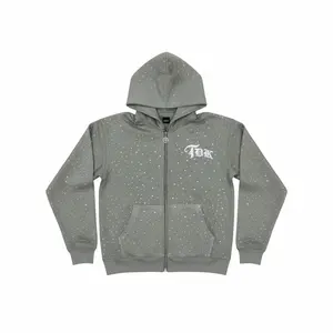 TDK Krtv Studios Grey Stoned Out Zip-Up V2