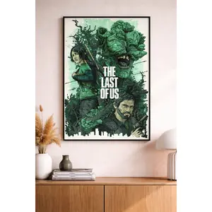 The Last of Us Apocalypse Poster | Joel Ellie Game Wall Art