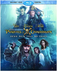 Pirates of the Caribbean: Dead Men Tell No Tales  [BLU-RAY MOVIE] With DVD, Widescreen, Ac-3/Dolby Digital, Digitally Mastered In HD, Dolby, Digital Theater System, Dubbed, Subtitled