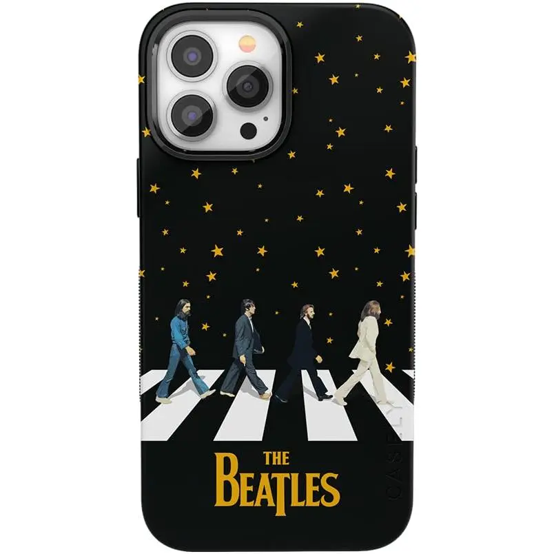 Casely iPhone 13 Pro Max Case | Night Walk | The Beatles Abbey Road Dual Image | Bold Protective Design | Compatible with MagSafe