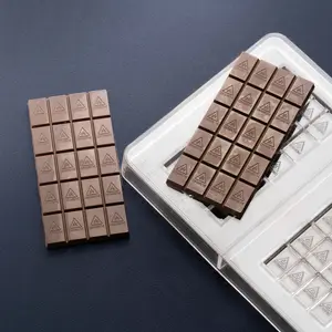 [B-Grade] 23mL 20pc Chocolate Bar Mold - MA, ME, RI, VT THC Symbol - 3 Bars - 22904