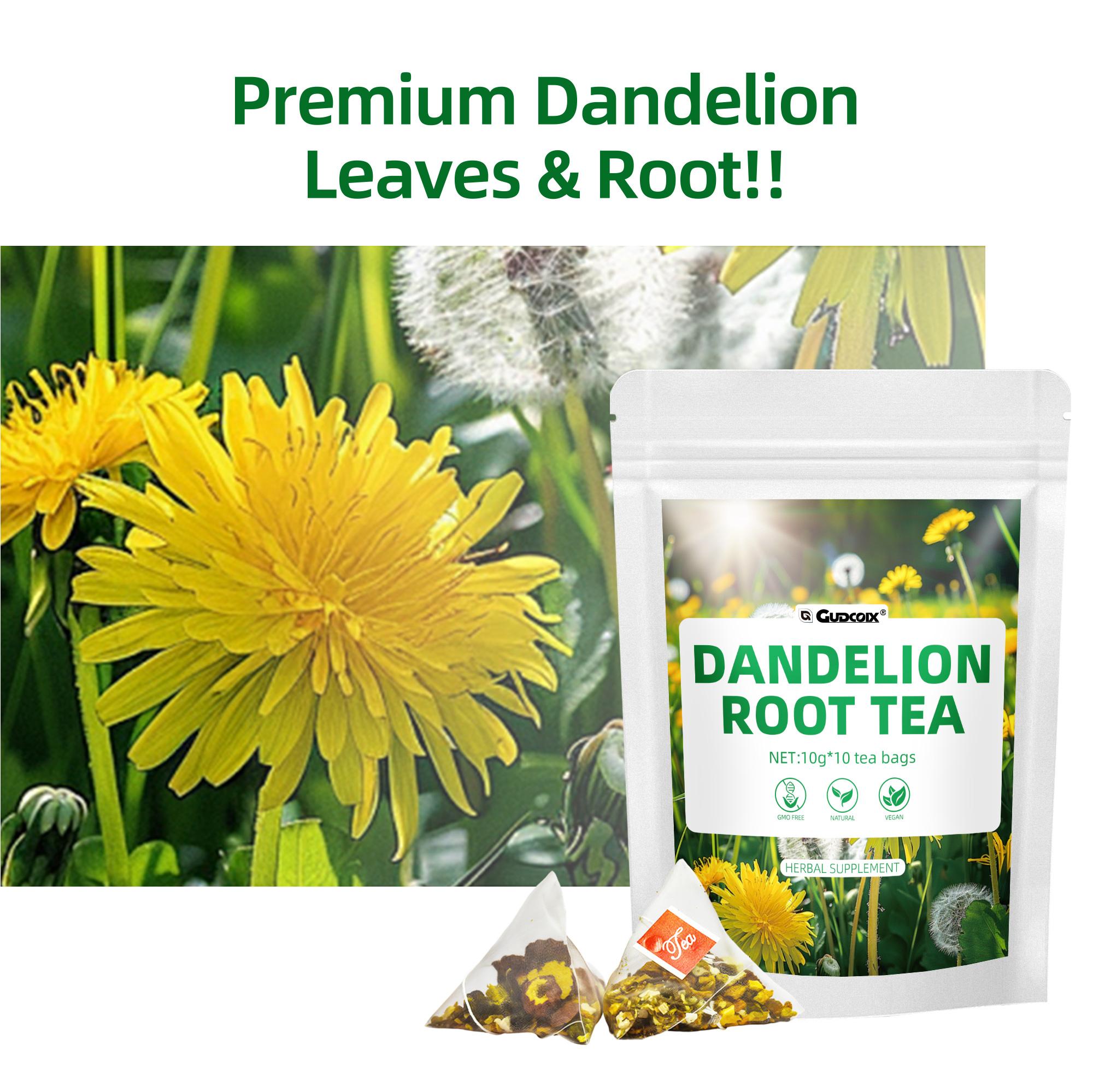 Organic Dandelion Root Herbal Tea - Natural Liver Cleanse & Bloat ...