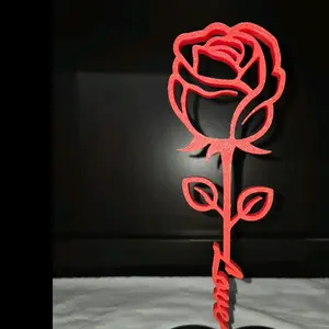 3d Printed Rose