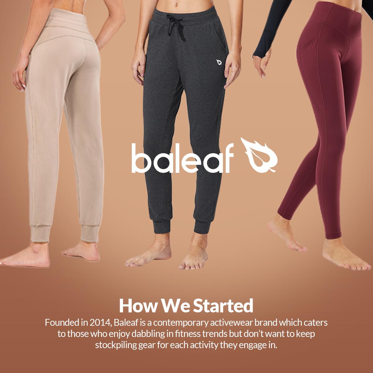 baleaf Women's Sweatpants Joggers Cotton Yoga Lounge Sweat Pants Casual Running Tapered Pants with Pockets