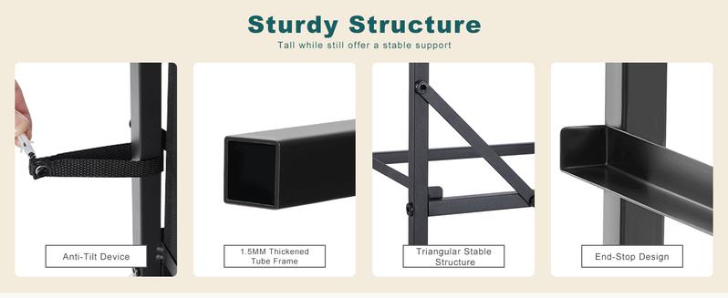 Sweet Furniture F Dresser - Fabric Storage Tower with 9 Drawers, Bedroom Drawer Dresser Organizer, Chest of Drawers with Fabric Bins, Steel Frame and Wood Top for Bedroom, Closet, Entryway