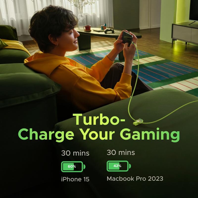 Genshin Impact X UGREEN Limited 4-Piece Genshin Impact Bundle with 20000mAh Power bank,65W 3-Ports Charger,PD100W Cable,2in1 MagFlow Wirless Charger, for iPhone 17 Series,September Restock，TikTokShopBlackFriday ,TikTokShopHolidayHaul