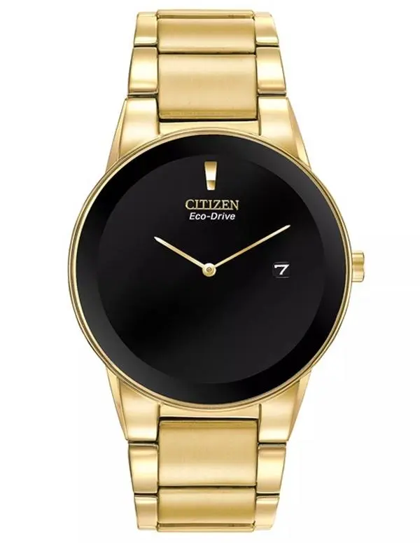 Citizen Men's Eco-Drive Axiom Gold-Tone Watch AU1062-56E