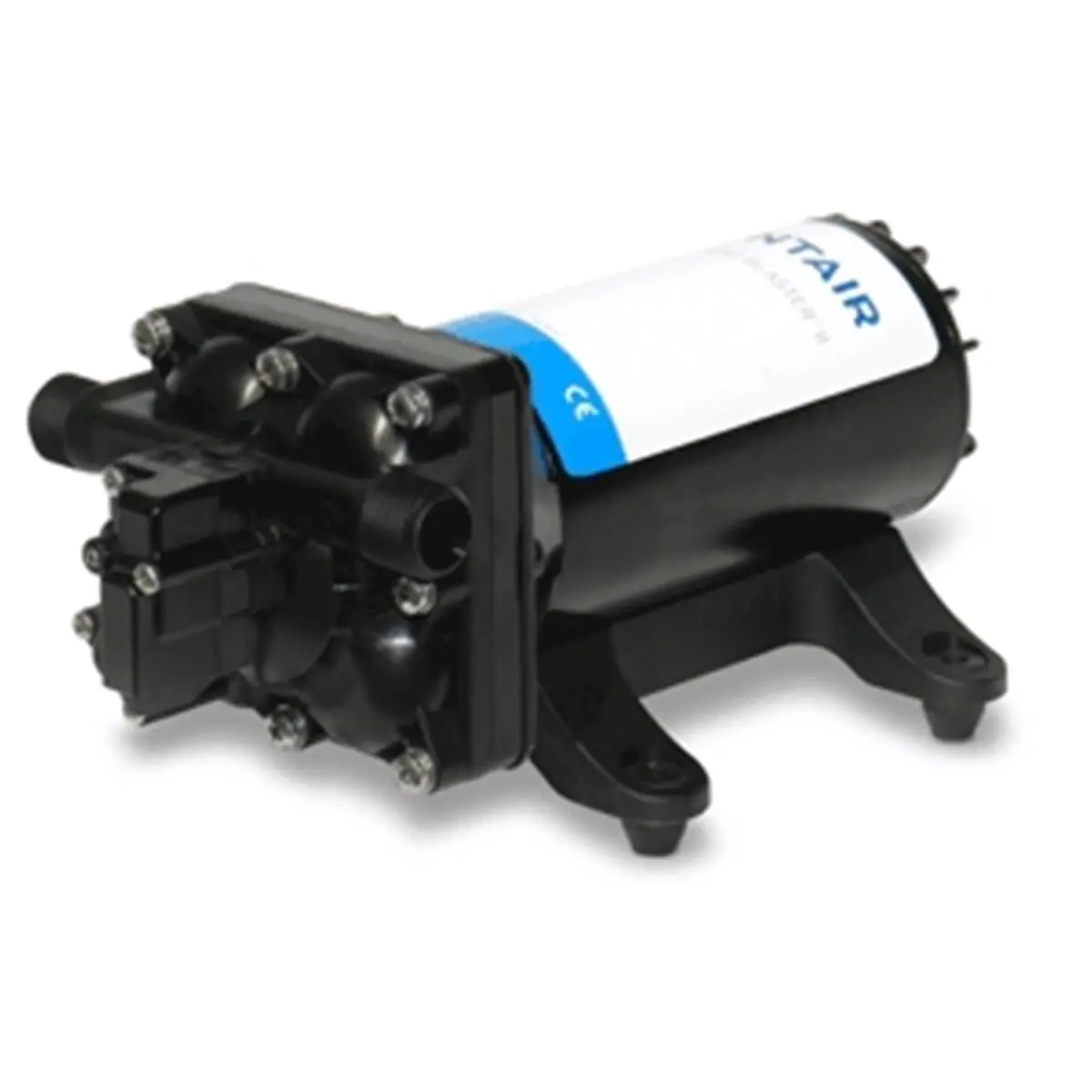 212 MAIN Shurflo Pro Blaster II Washdown Pump Kit, Single Piston Water Diaphragm Pump with Hose & Nozzle, Thermally Protected & Dry Run Safe for Marine Deck Cleaning, Single Piston Pump