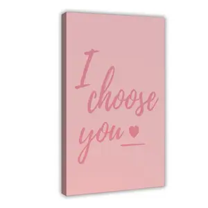 I Choose You Print Romantic Nursery Poster