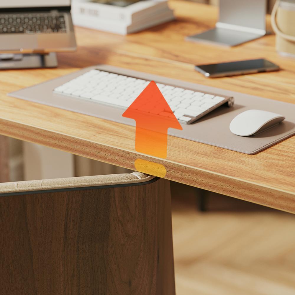 Agilestic 63 Inch Adjustable Electric Standing Desk,Morden Sit to Stand Desk,Computer Desk for Home Office Workstation,Oka/White/Black/Rustic Brown