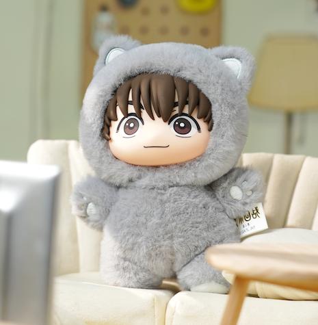 Jujutsu Kaisen 2 Cat Paradise Party Blind Box Vinyl Plush Figures Satoru Gojo & Suguru Geto Collectible Toy Gift For Home Decor, Desk Display