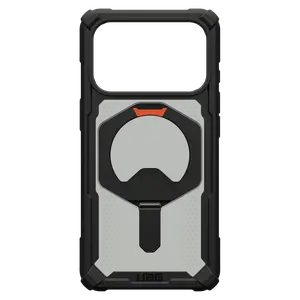 Urban Armor Gear Plasma XTE MagSafe Case for iPhone 17 Pro by UAG - Black and Pop Orange