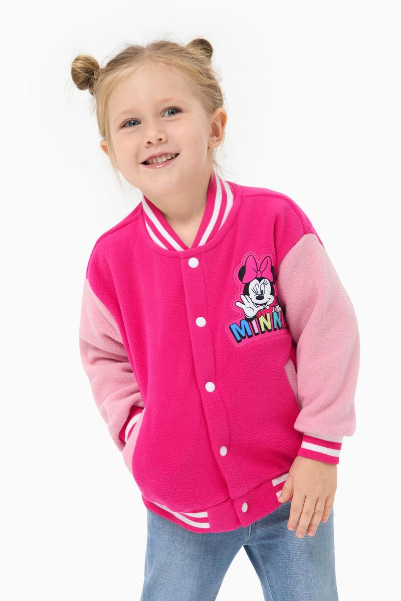 Disney Minnie Mickey Stitch Princess Frozen Elsa Marvel Jacket Lightweight Coat Button-Up Color Block Sweatshirt for Kids 2-14 Years Disney Minnie Mickey Stitch Princess Frozen Elsa Marvel Jacket Lightweight Coat Button-Up Color Block Sweatshirt for Kids 2-14 Years