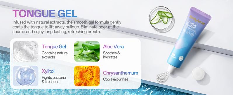 [SW] BodyAccel Tongue Cleaning Gel Bundle for Refreshing Oral