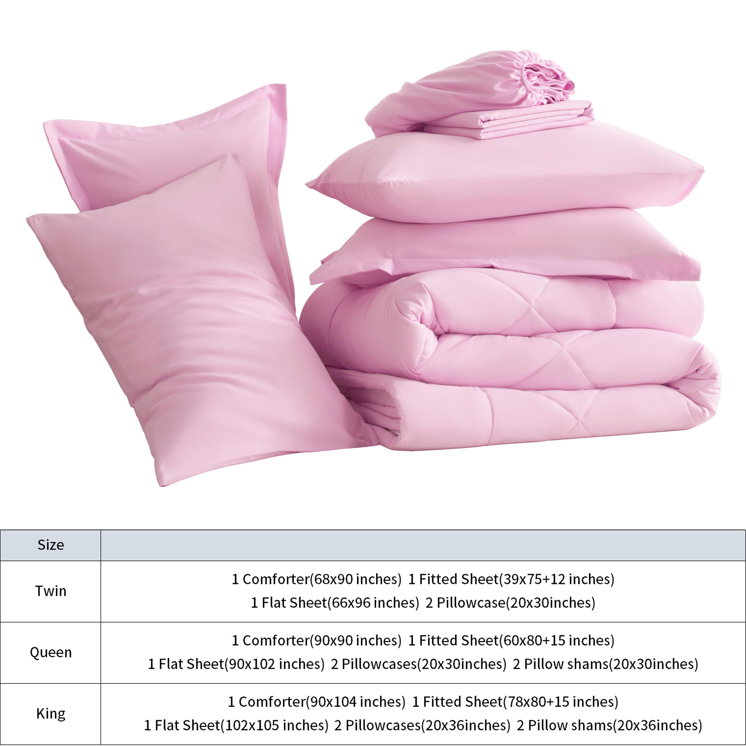 NTBAY 7-Piece Comforter Bedding Set – Cozy Quilted Comforter, Fitted & Flat Sheets, Pillowcases & Pillow Shams – Ultra Soft, All-Season Lightweight Comfort, Multi-Color, Luxury Hotel & Dorm Essential, Easy Care, Restful Sleep, Gift Idea NTBAY 7-Piece Comforter Bedding Set – Cozy Quilted Comforter, Fitted & Flat Sheets, Pillowcases & Pillow Shams – Ultra Soft, All-Season Lightweight Comfort, Multi-Color, Luxury Hotel & Dorm Essential, Easy Care, Restful Sleep, Gift Idea