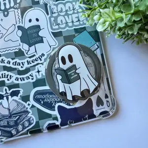 Ghost Enemies to Lovers Kindle Grip: Bookish MagSafe Phone kindle Kobo Accessory