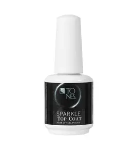 Sparkle Gel Polish Top Coat - Silver 0.56 fl oz / 16 mL