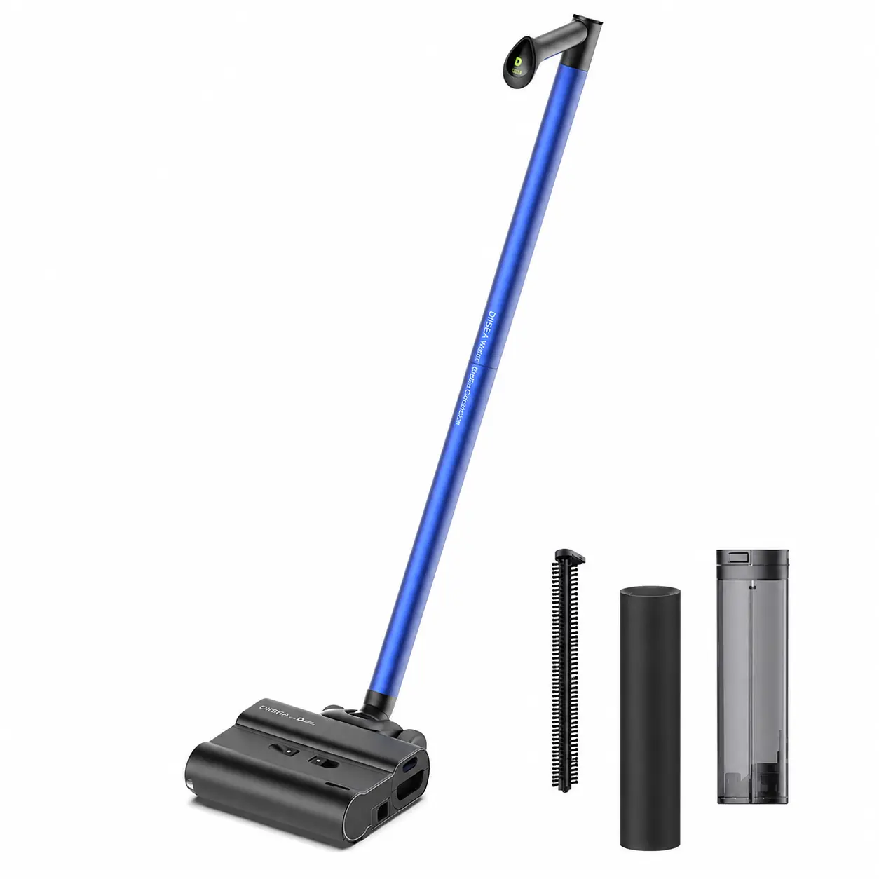 【Summer Sale Deals】DIISEA D7 Cordless Floor Washer & Vacuum | 3.0kg Easy Handling, 180° Flat Recline for 8cm Deep Clean, Streak-Free Fast Drying Polymer Roller, Whisper Quiet 55dB & Long 60 Mins Runtime