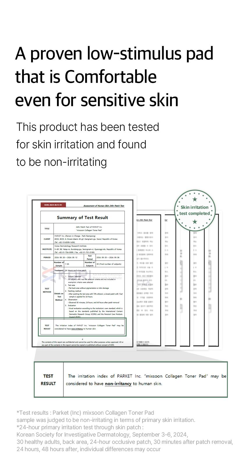 [mixsoon Official Shop] Collagen Toner Pad 5.74 fl.oz / 170ml / 110 Sheets - Vitality & Nutrition Toner Pads, Korean Skincare for Glass Skin