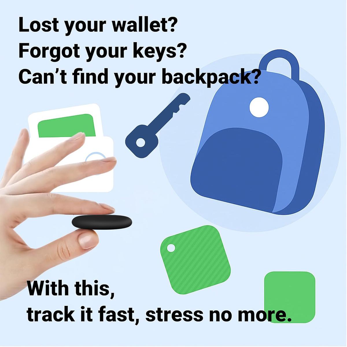 GPS Tracker for Vehicles - (Available for Android and iOS) Waterproof, Drop-Resistant,Real-Time Mini Tracker Device for Vehicles, No Monthly Fee Subscription No SIM Card Required