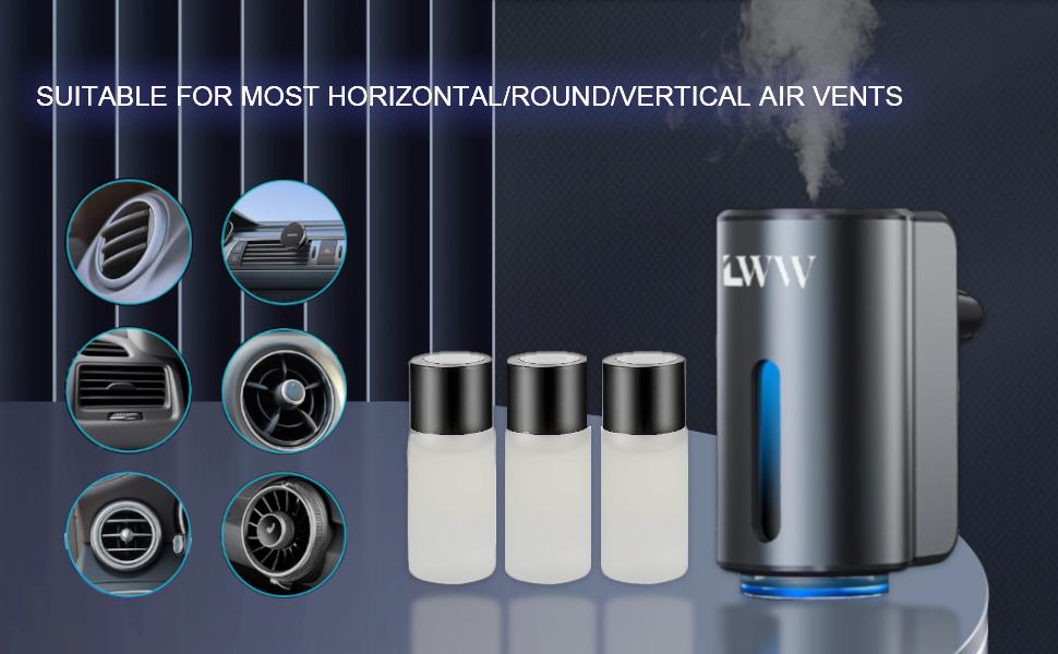 LWW Couple's Car Fragrance Set with Vanilla Coffee Scent & Woody Aroma for Enhanced Car Atmosphere - 10PCS Perfume Automotive Compact Design