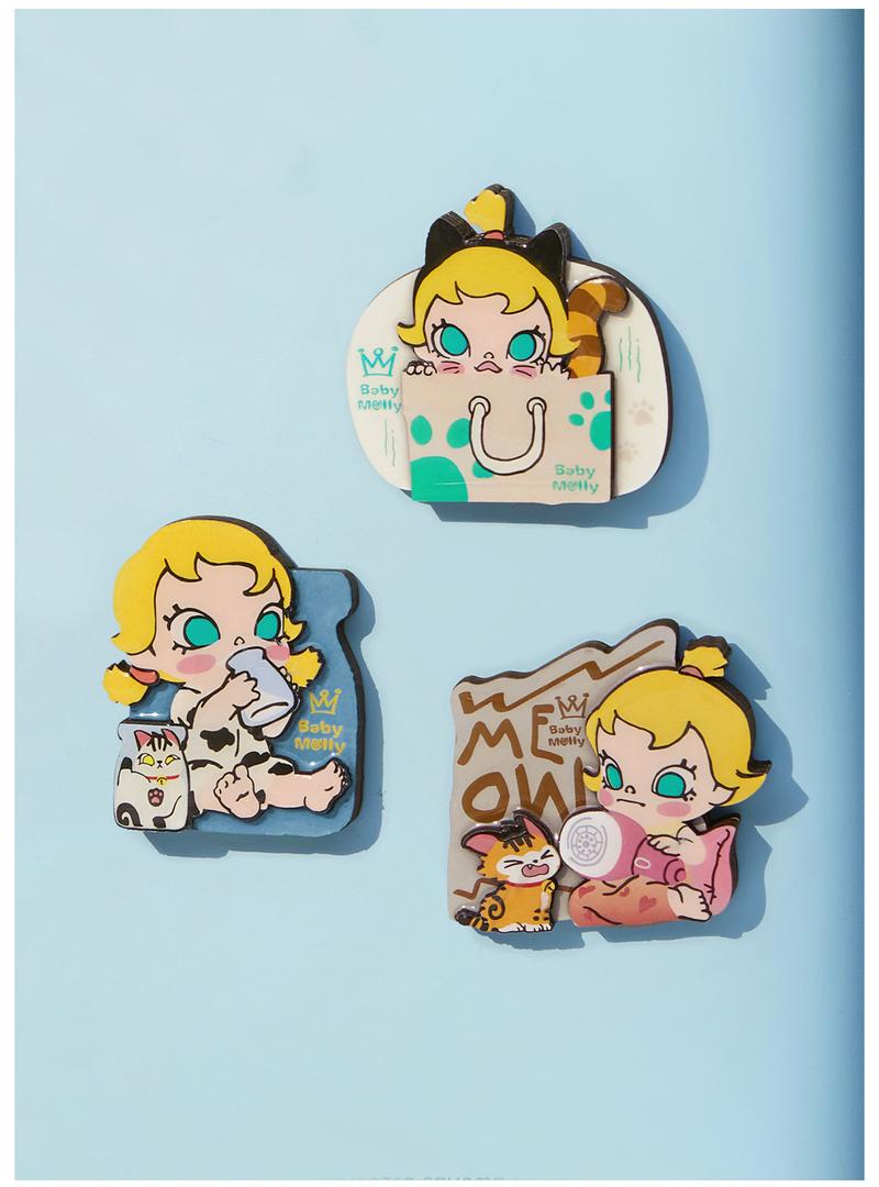 [Spanish] – Baby Molly & Baby Tabby Series – Imán para Nevera en Caja Sorpresa