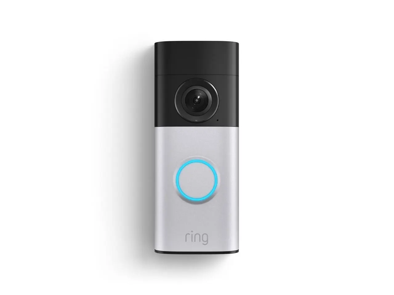 Ring Wired Doorbell Plus (2nd Gen), Nickel Silver