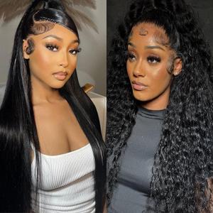 40Inch 13x4 Body Wave Lace Front Wigs Human Hair Pre Plucked 13x4 Frontal Wigs Human Hair HD Lace Body Wave Wig 100% Human Hair Wigs For Women 180% Density